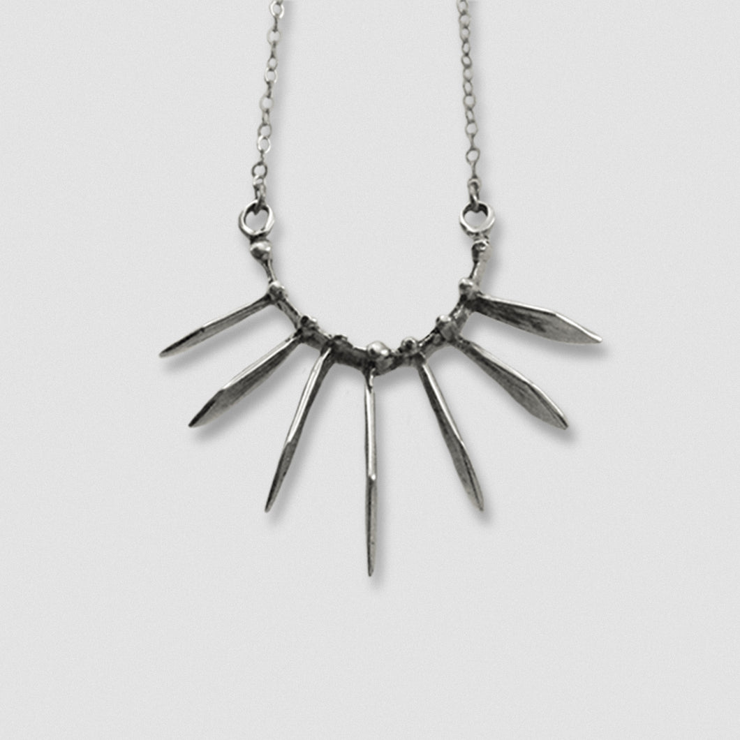 Ceremony Pendant White Bronze with Sterling Silver chain