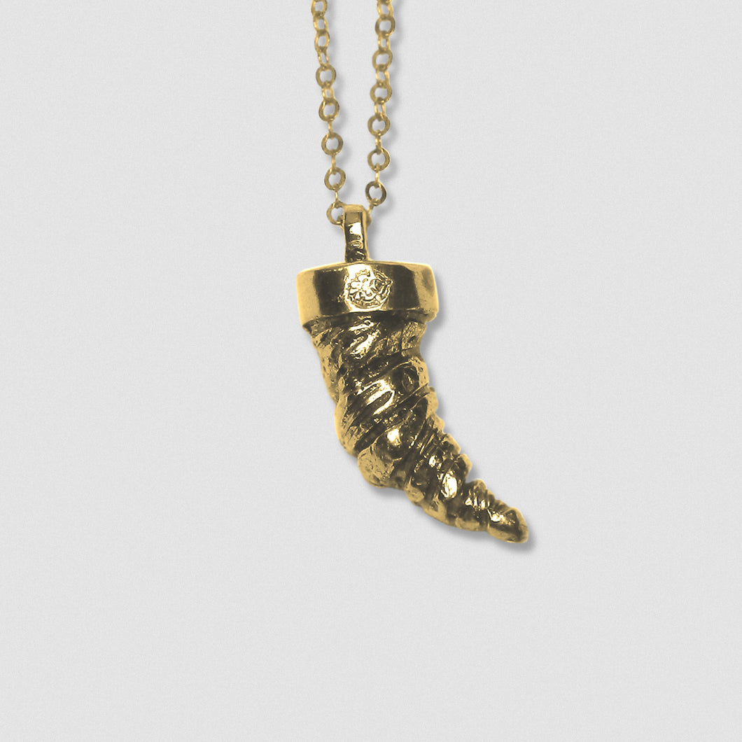 Tusk Pendant - Bronze