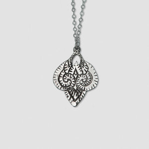 Ram Pendant - White Bronze with Sterling Silver chain