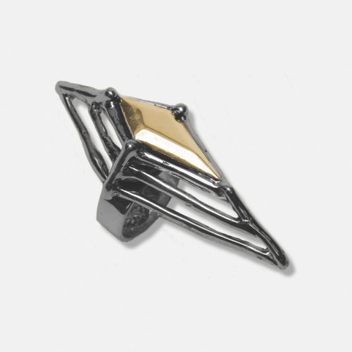 Argyle ring - Sterling Silver with Bronze stone