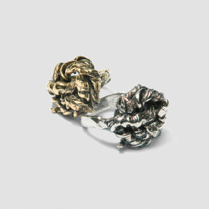 Ivy Knot Ring - White Bronze