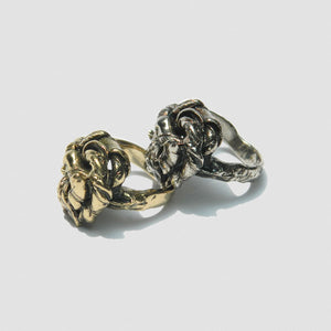 Ivy Knot Ring - White Bronze