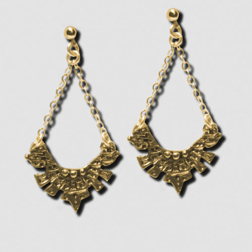 Maya Earrings - Bronze