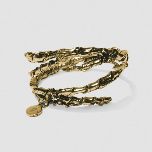 Double Ivy Bangle - Bronze