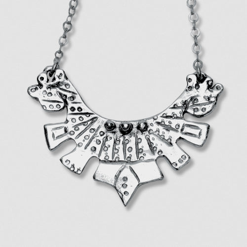 Medium Maya Pendant - White Bronze