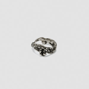 Snake ring - White Bronze