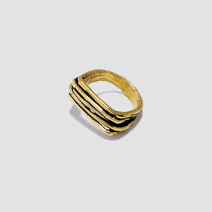 Thin Staple ring - Bronze