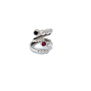 Snake White Gold engagment ring