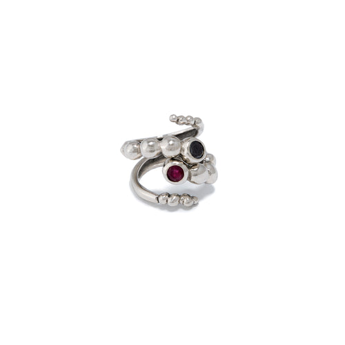 Snake White Gold engagment ring