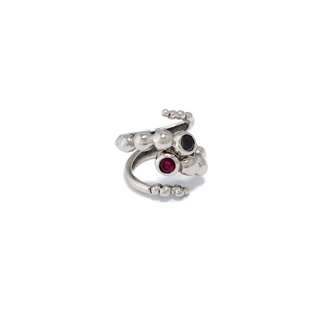 Snake White Gold engagment ring