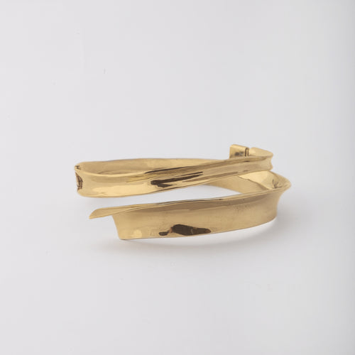 ClaspWave bracelet - Gold Plate Bronze