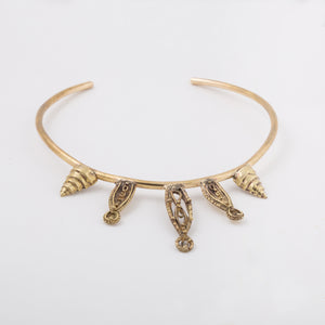 Goddess Empire choker - Bronze