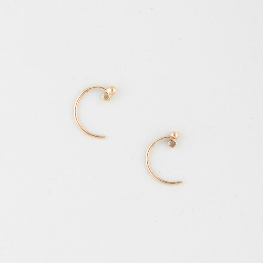 Half Hoop - 14k Gold
