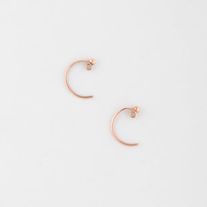 Half Hoop - 14k Gold