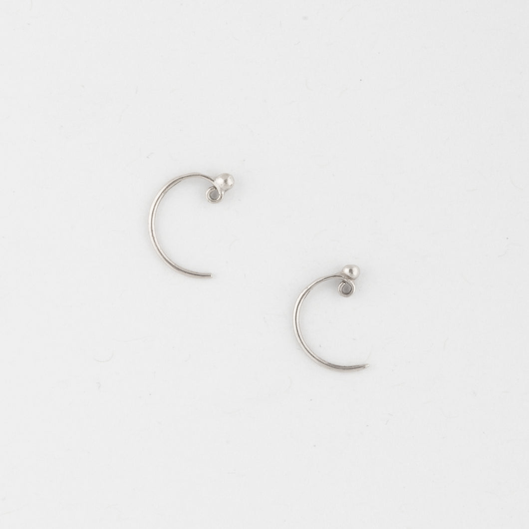 Half Hoop - Sterling Silver