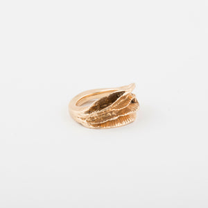 MoonWave ring - 14k Gold