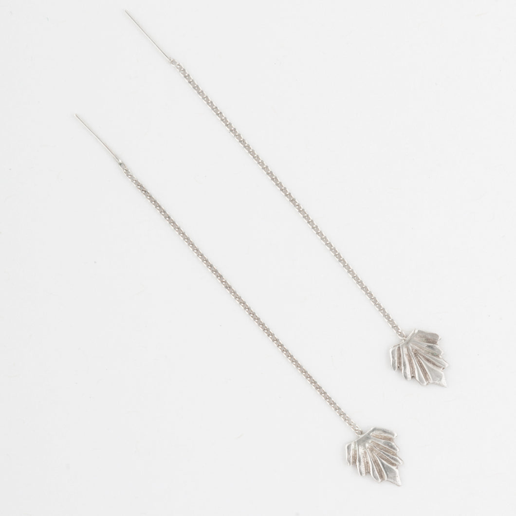 Spear chain threader earring - Sterling Silver