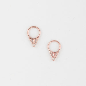 Triangle piercing - 14k Gold