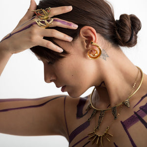 Goddess Empire choker - Bronze