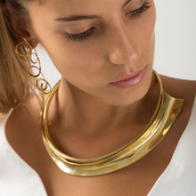 Loops earrings - White Bronze