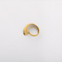 Wave ring - Gold Plate Bronze