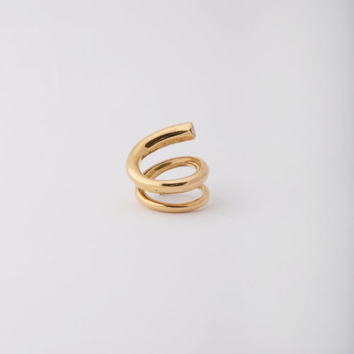 Wrapped-around my finger ring - Bronze