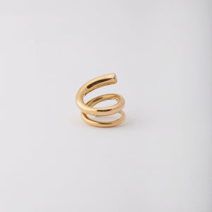 Wrapped-around my finger ring - Bronze